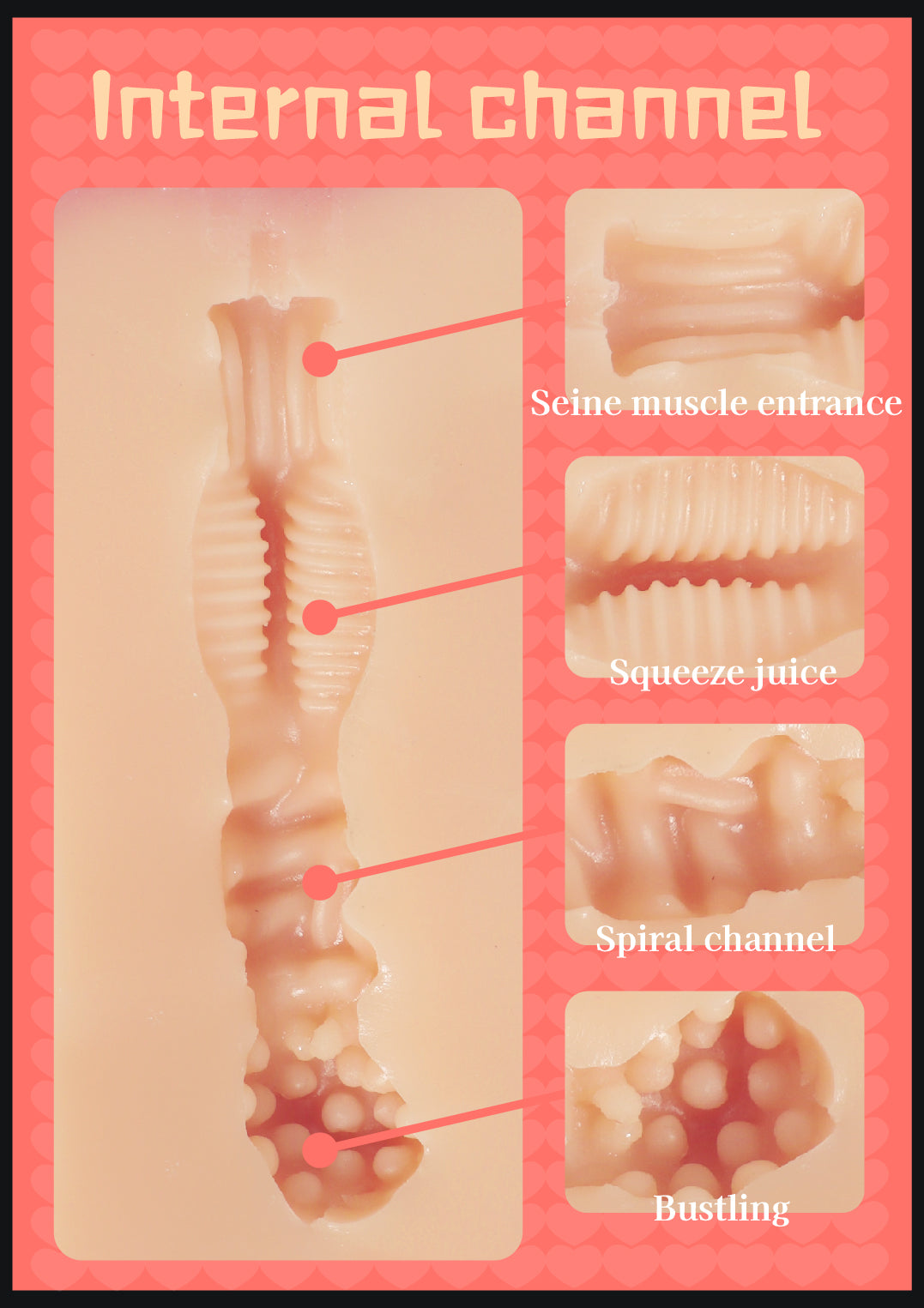TunZi Voice Interactive Male Stroker – Realistic Soft TPE Masturbator with Deep Textured Tunnel