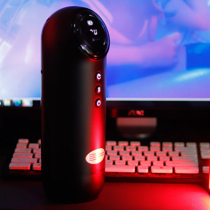 Launching the 2nd Generation Airplane Cup PRO Version Multi-Frequency Telescopic Suction Heating Strong Impact Large Screen Digital Display Male Adult Toy