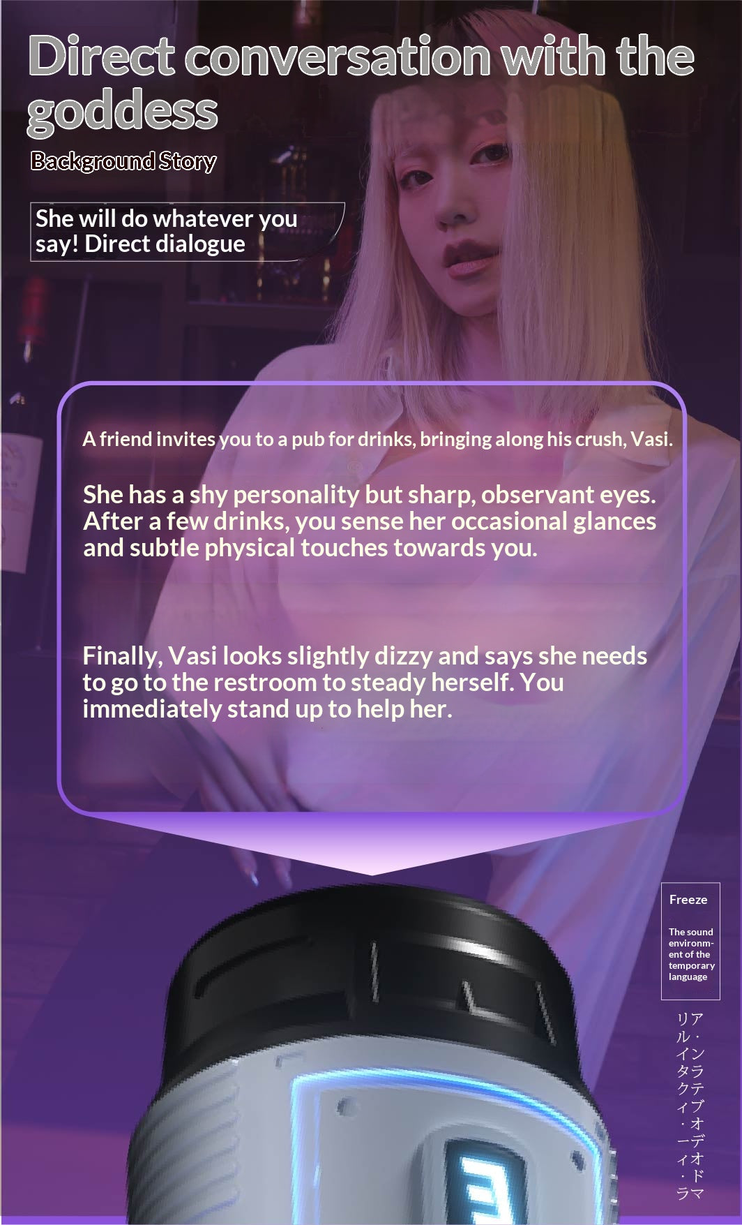 Vasileva AI Voice Interactive Masturbation Machine – Smart Pleasure Device with App Control