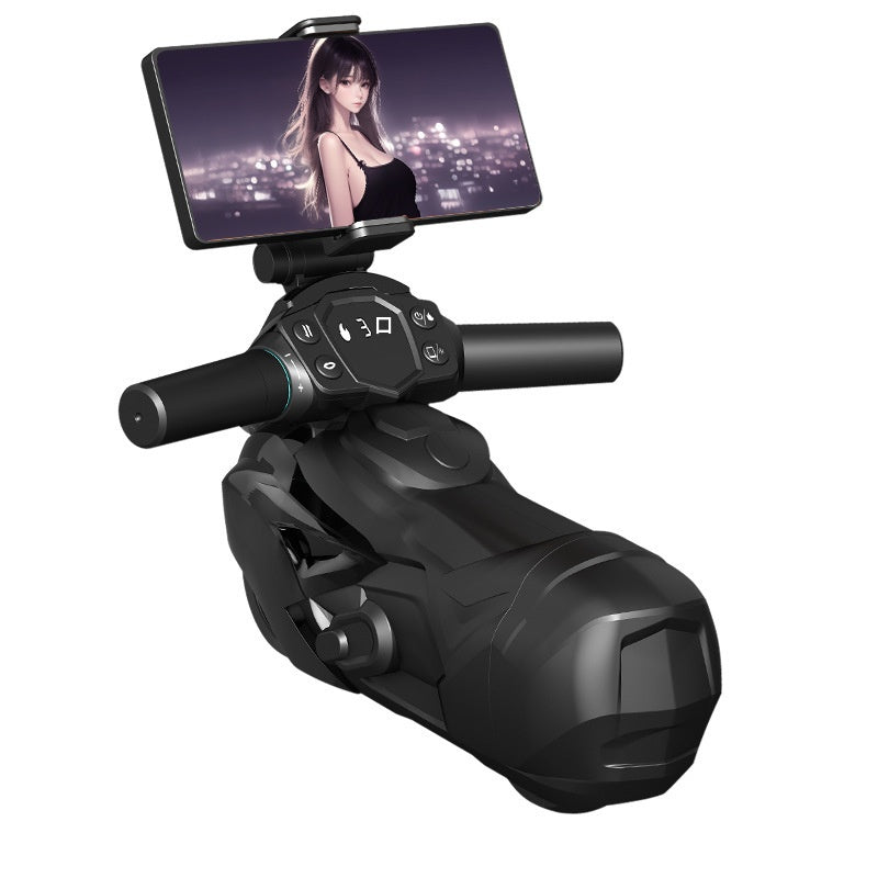 Motorcycle Airplane Cup Telescopic Suction Vibration Heating Bluetooth Interactive Male Rechargeable Masturbator Sex Adult Product