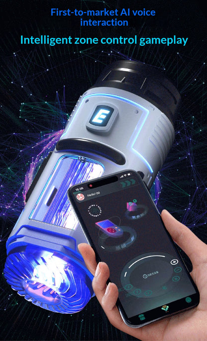 Vasileva AI Voice Interactive Masturbation Machine – Smart Pleasure Device with App Control