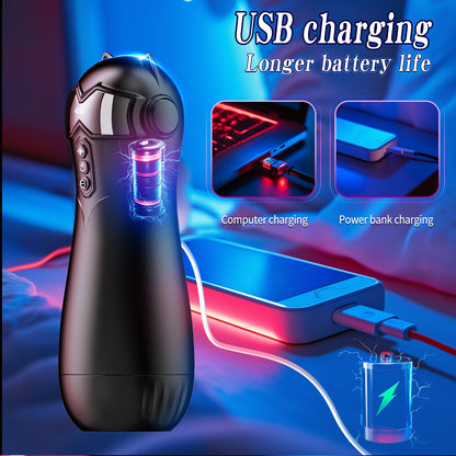 Secret Love Catwoman Airplane Cup Intelligent Automatic Suction Vibration Sounding Bluetooth Hands-Free Male Masturbator
