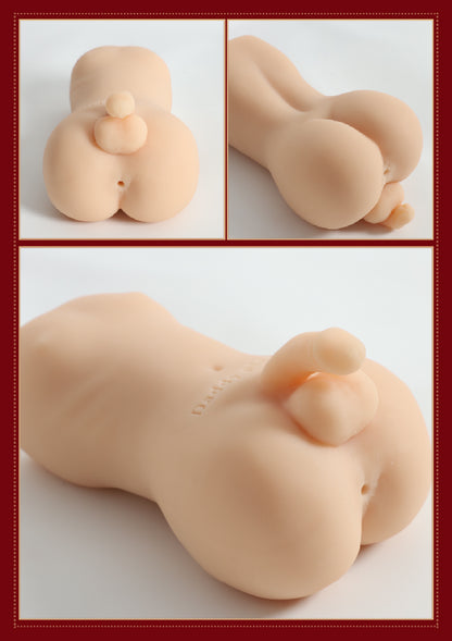 Tuzi AI Voice Interactive Male Masturbator – Realistic Soft TPE Stroker with Deep Textured Tunnel