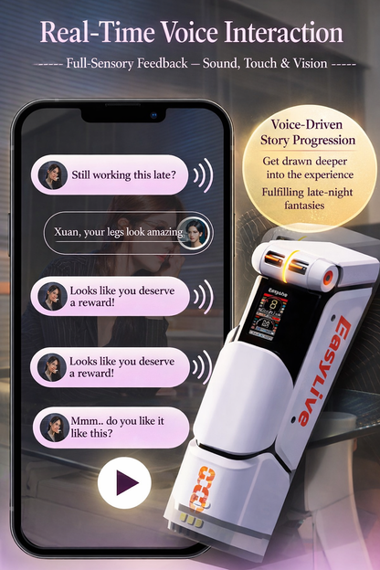 Xuan AI Interactive Pleasure Machine – Voice Controlled Smart Masturbator with RPG Story Experience